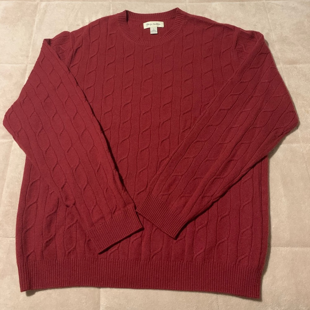 John W. Nordstrom cashmere sweater.
